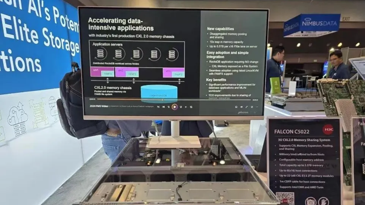 企业动态 | 精品国产一区二区三区四区内存池解决方案亮相FMS2024